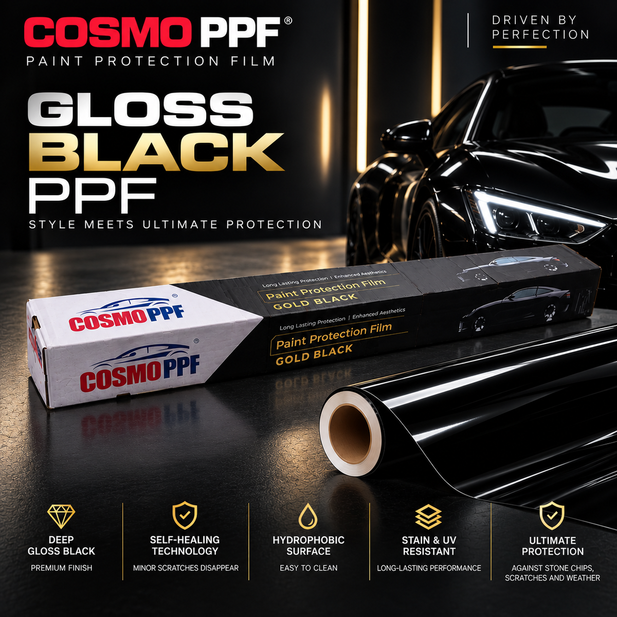 COSMO Gloss Black PPF
